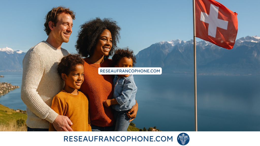 famille de expatriés francophones attirés par la fiscalité en Suisse