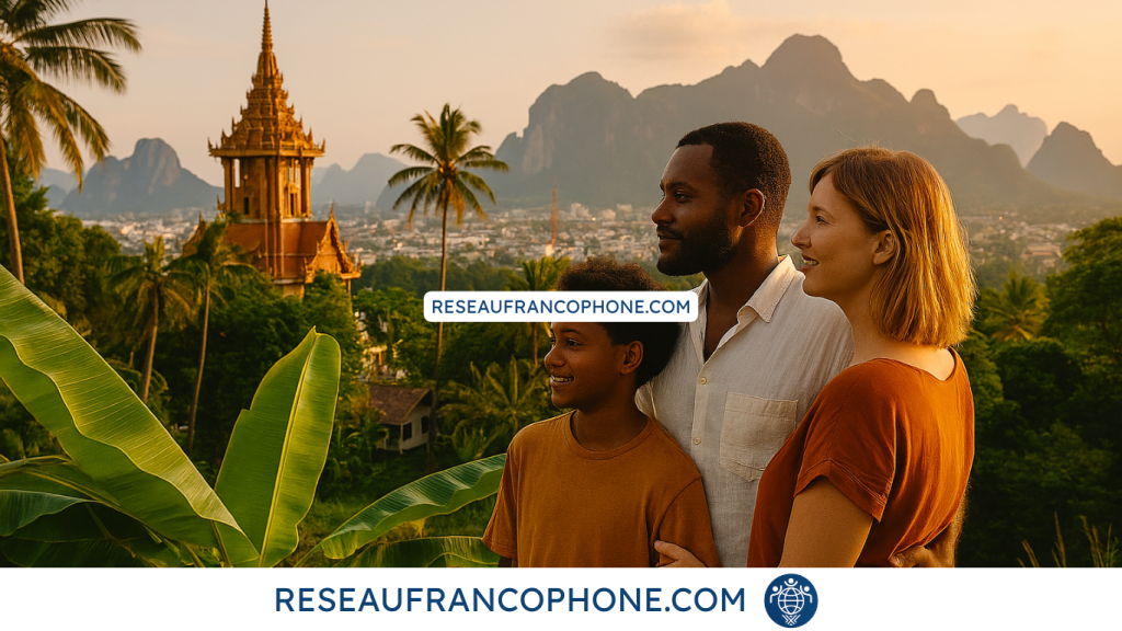 une famille francophone change de vie avec une expatriation pour découvrir de nouveaux horizons en Asie