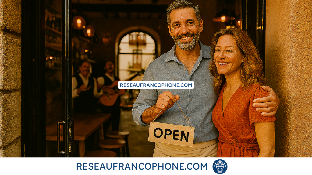 entrepreneur et sa femme qui font une expatriation en Espagne