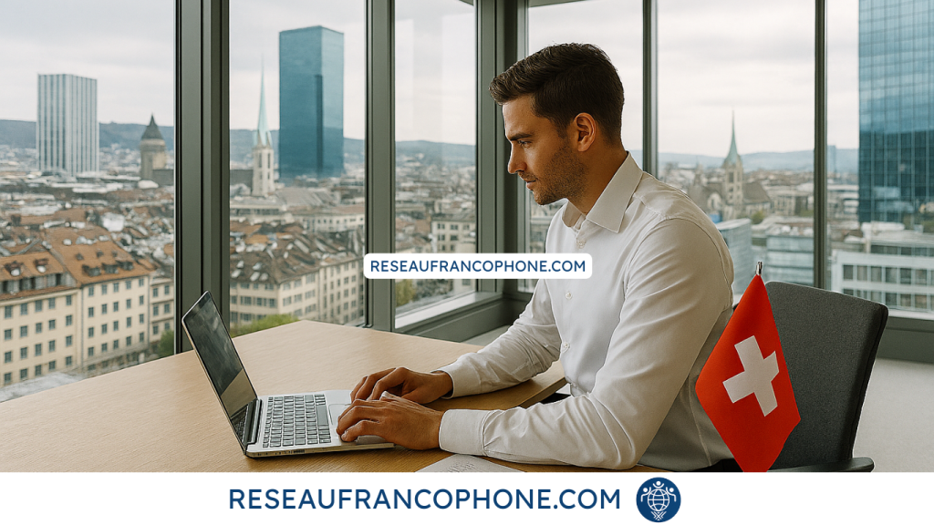 un homme qui a opté pour Travailler en Suisse