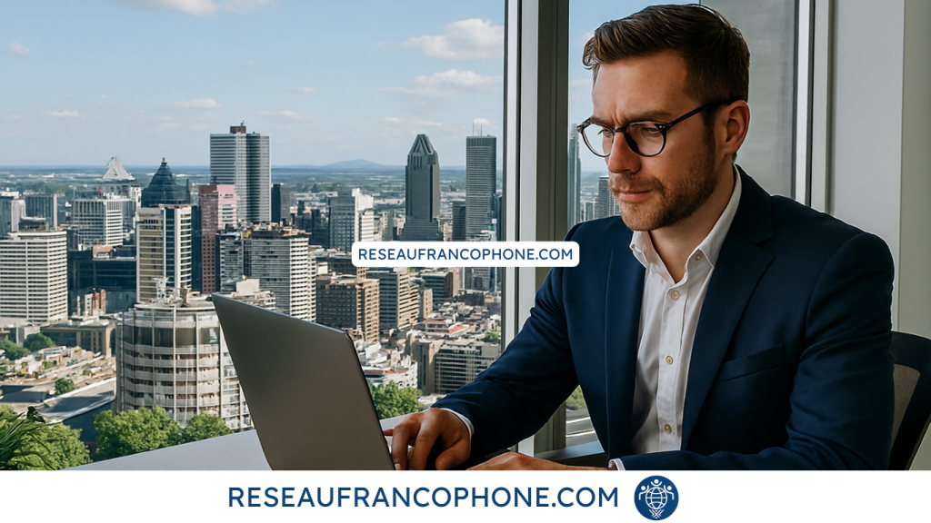 un patron de Montréal Canada qui commande des produits électroniques à des fournisseurs vietnamiens en électronique