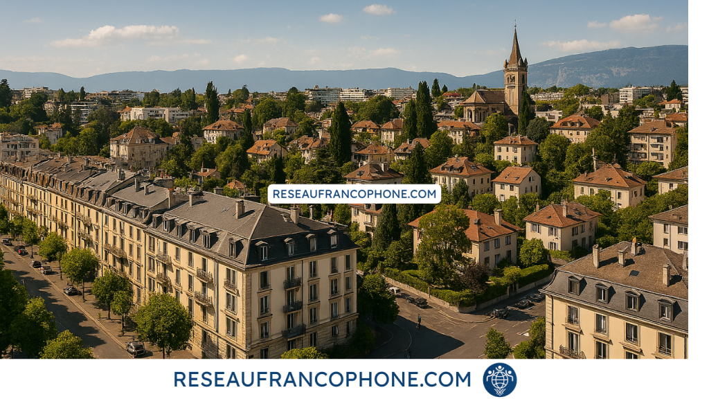 Champel quartier de Genève en Suisse
